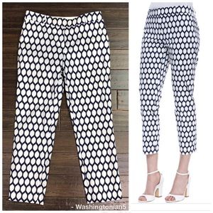 Kate Spade Stylish Black and White Women's Pants